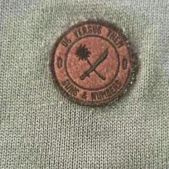 Us Versus Them Men’s Cardigan Sweater In Olive Gray Size Large EUC! - Picture 4 of 8